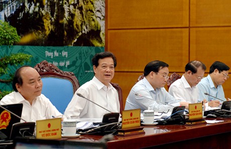 Chính phủ họp phiên thường kỳ tháng 7/2014